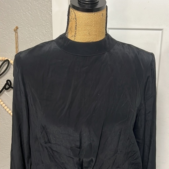 SCOTCH & SODA MAISON SCOTCH BLACK LONG SLEEVE TOP SMALL - Picture 3 of 16